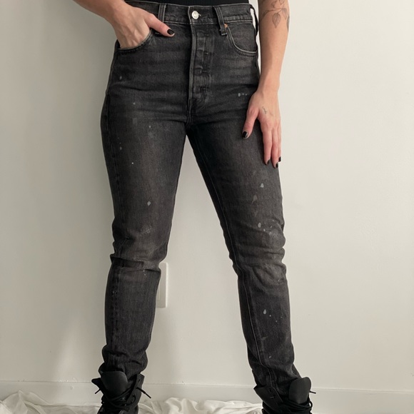 High wasted black jeans - Picture 2 of 2